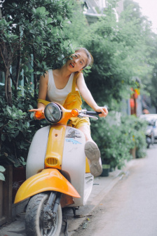 黑色蕾丝女装大长腿